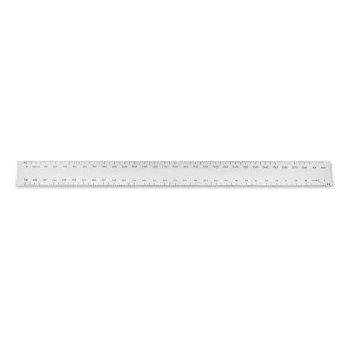 Image of Alumicolor 30-cm Aluminum Metric Engineer Hollow Scale for School, Office, Art and Drafting, 30CM, Silver