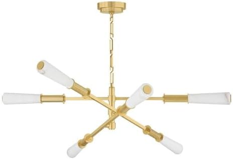 Corbett Lighting 490-48-VPB Dashiell - 28W 6 LED Chandelier-13 Inches Tall and 48 Inches Wide