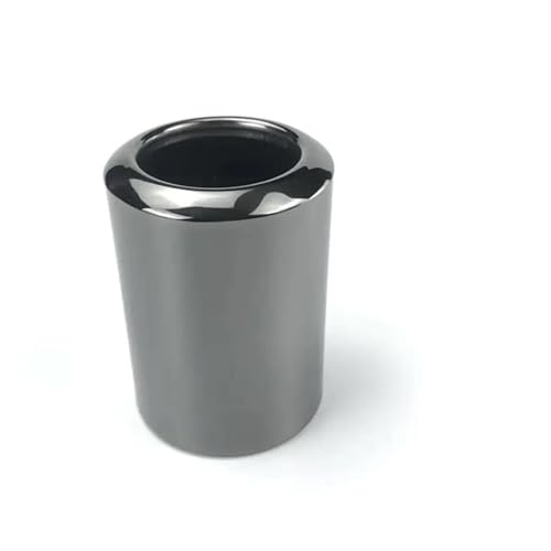 Silenciador de escape de acero inoxidable redondo para coche Mazda CX5 plateado