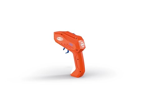 Carrera - 370240020 - Nerf Blasting Car I 2,4GHz I Original Lizenz I Fahren & Feuern mit originalen Nerf Soft Darts I Inklusive Zielscheibe I Drift Action mit Hartplastik Drift Reifen I LED Licht