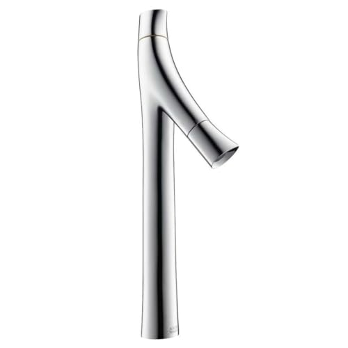 Hansgrohe 12013000 2 Handle Washbasin Fitting Axor Starck Organic 435 Without Pushrod for Washbasin, Chrome