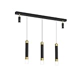 LARGEMENT UTILISÉ - Un design simple et élégant crée une atmosphère artistique pour votre maison, la suspension réglable convient à l'îlot de cuisine, à la salle à manger, à la chambre, au couloir, au restaurant, au bar ou.