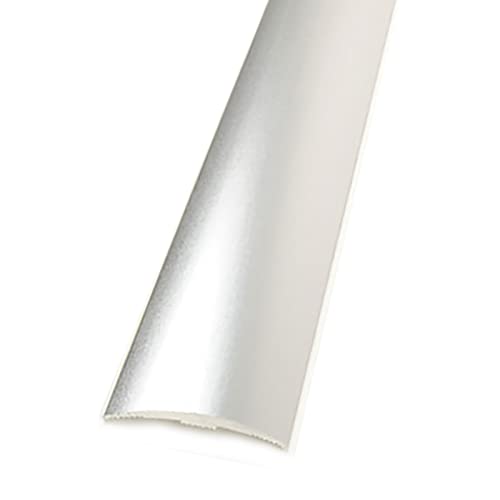 Piso para laminar con tiras de transición de aluminio autoadhesivas de 4cm