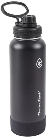 Miniatura 4 de ThermoFlask Tapa de pajitaboquilla de acero inoxidable de 40 onzas, paquete de 2