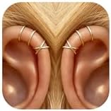 Ear Cuffs Non Piercing 14K Gold Plated Ear Cuff Earrings for Wome...