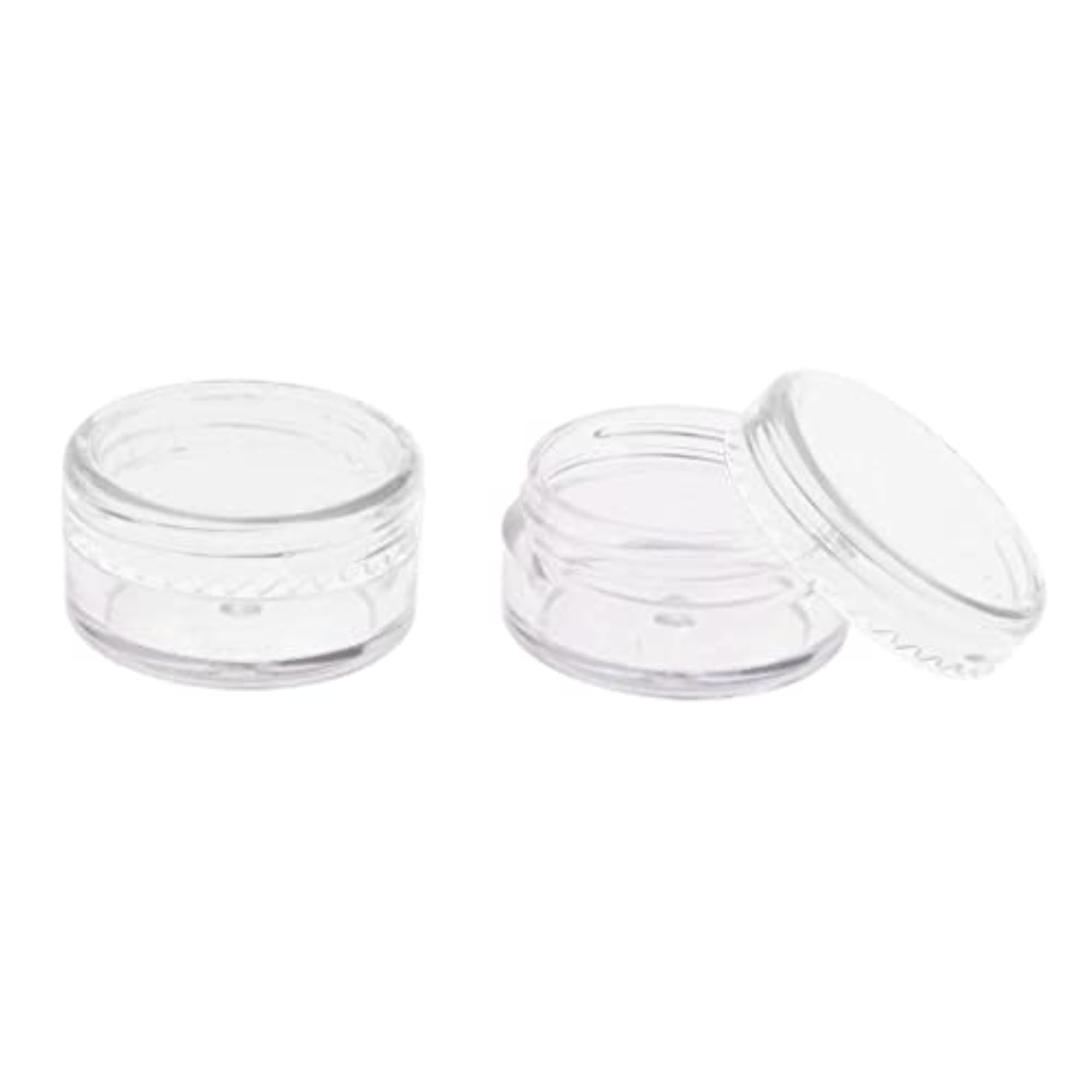 4x50pcs Empty Round Makeup Jar Pot for Travel Cream