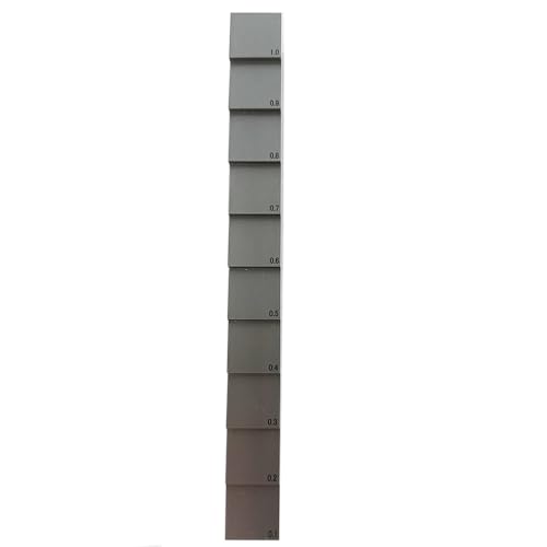 Ultrasonic Calibration Blocks 10 Step 0.1'' 0.2'' 0.3'' 0.4'' 0.5'' 0.6'' 0.7'' 0.8'' 0.9'' 1'' Test Calibration Block for Ultrasonic Thickness Gauge Thickness and Linearity in NDT Testing with miniatura 6