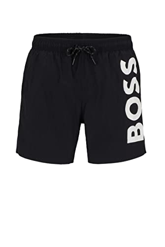 BOSS Herren Badehose Octopus, New - Schwarz (Black 007), L