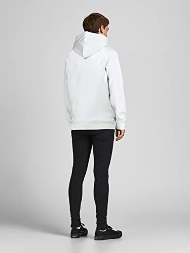 JACK & JONES Herren JJELOGO Blocking Sweat Hood, Weiß (White/Reg) , XL – Ansicht 3