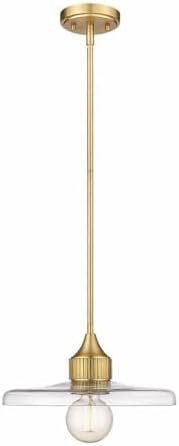 Z-Lite 821P14-OBR Paloma Pendant, 1-Light 100 Watts, Olde Brass