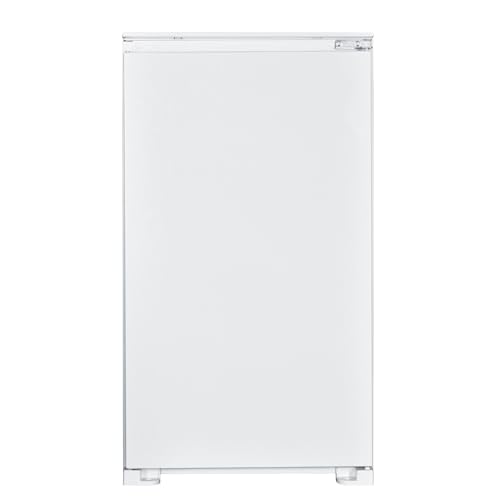 HYE Under Counter Fridge - Integrated Fridge 118L Built In Design Auto Defrost Freezer Zone Quiet 39 dB Operation 54cm Width White Perfect For Smaller Homes & Couples - RF01BIUC118W01