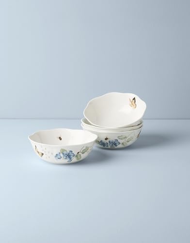 Image of Lenox Butterfly Meadow 4-Piece All-Purpose Bowls, Salad Bowl Set for 4