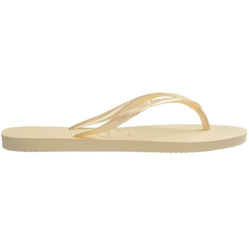 Havaianas Women's Slim Flip Flops Sandals, Buttercream, 11/123