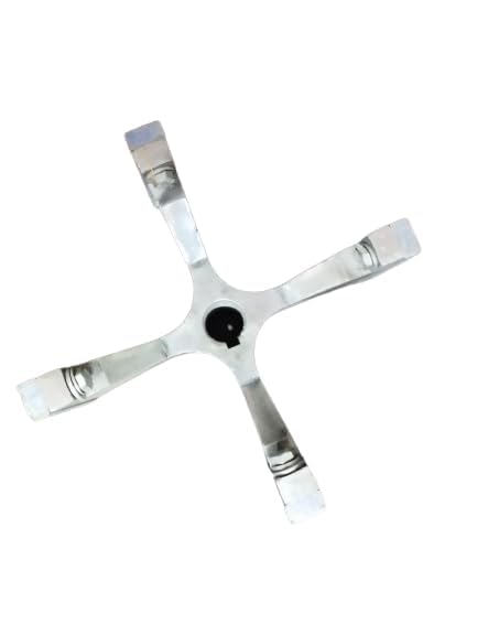 Aluminium 4 - Blade Cutter for Domestic Flour Mill Spare Parts - 18 mm Precision Grinding for Fresh and Nutritious Flour-image-22