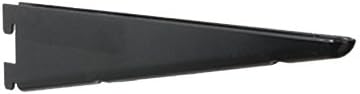 Knape & Vogt 182 BLK 10.5 10.5" Black Heavy Duty Brackets