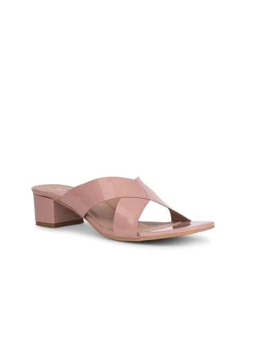 BATA womens Aloy Mule Pink 1 Heeled Sandal - 4 UK (6715257)