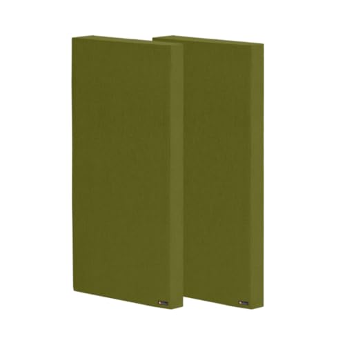Image of Timber Acoustics Soundproofing Acoustic Panels, Rockwool Safe 'n' Silent Pro, Acoustic Room Treatment, 20 inchx40 inchx3 inch, NRC= 0.90(SET OF 2) (Green)