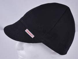 Comeaux CapsReversible Welding Cap Solid Black 7 1/2, Black, Large