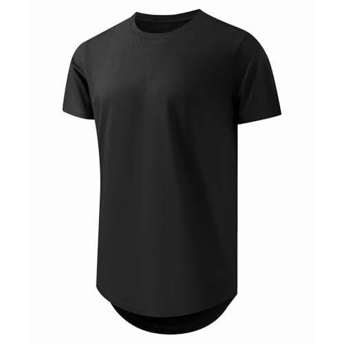 Men's 3XL-8XL Big and Tall T-Shirts Casual Stretch Short-Sleeve Shirts for Men4