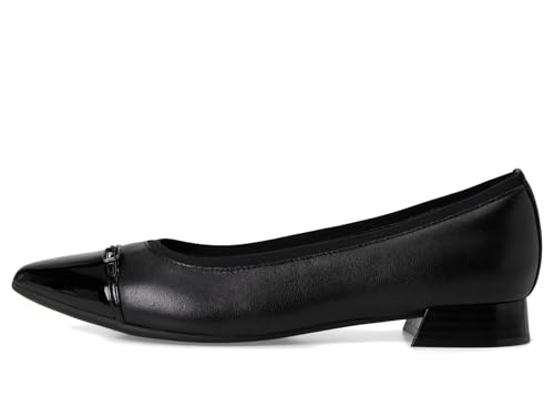 Clarks Women's Natalyn Dusk Pointed Toe Flats, Black Leather, 8.5 - image 4