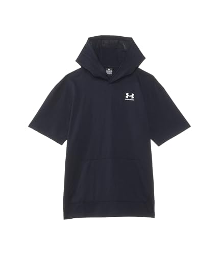 Sweatshirt à capuche garçon Under Armour Rival Tee vêtement sport molleton grand enfant