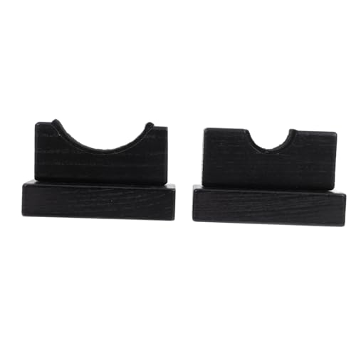 TOBBOMEY 2pcs Wooden Baseball Bat Display Mounts for Wall Bat Storage Rack Holder