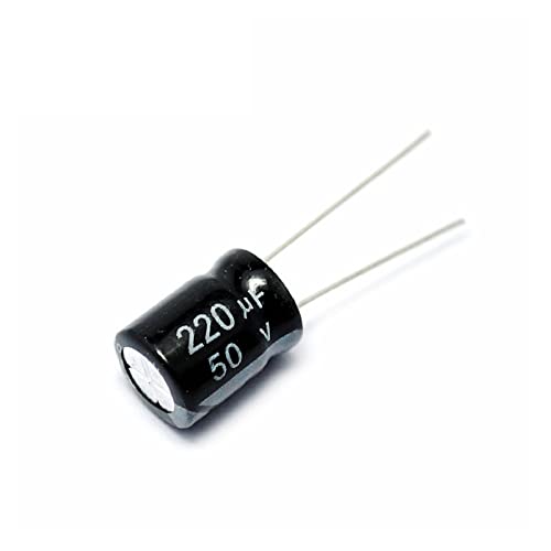 Condensateur 50V 220uF électrolytique pour vos projets de domotique et loisirs créatifs 20pcs
