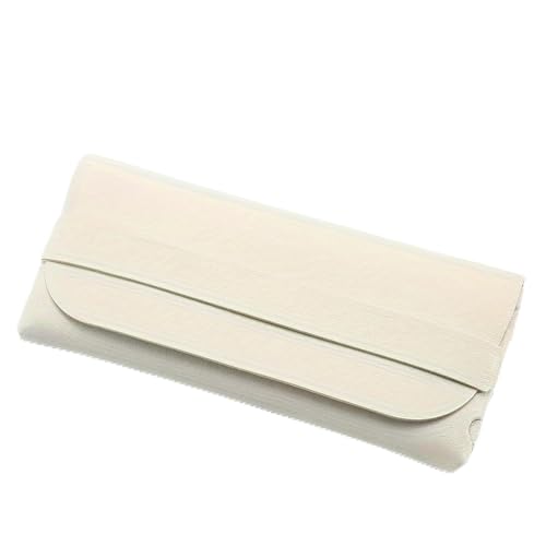 Estojo para óculos, capa rígida, estojo rígido de leitura para mulheres e homens, Branco, tamanho �nico