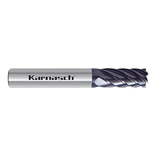 Karnasch 306456030011 Fresa Metal Duro De Mango, 4×D, Rockwell Cutter, Progresiva, 3Mm Diámetro De Corte, 11Mm Longitud De Corte, 64Mm Longitud, 6Mm Diámetro Del Vástago