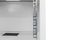 DIGITUS Netzwerk-Schrank 19 zoll 7 HE - unmontiert - Wandmontage - 400 mm Tiefe - Traglast 60 kg - Glastür - Grau – Ansicht 6