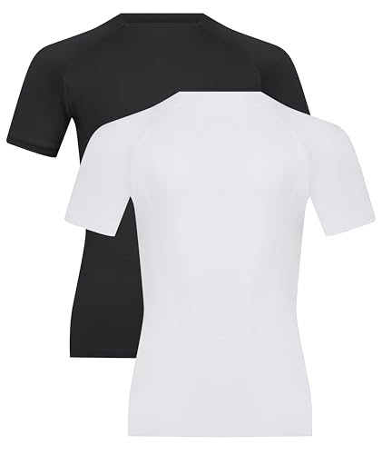 Youth Boys Compression Shirt Short Sleeve Football Basketball Quick Dry Base Layer Undershirt Kids Athletic T-Shirt3