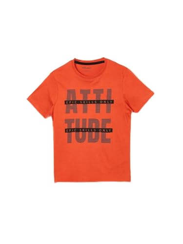 Image of Fame Forever by Lifestyle Boys Cotton Regular Fit Solid T Shirt