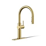 KOHLER 22972-2MB Crue Pull Down Kitchen Faucet, Pull-Down...