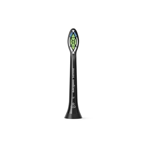 Philips Sonicare Original W2 Optimal White Standard Schallzahnbürstenköpfe - 8er-Pack in Schwarz (Modell HX6068/13)
