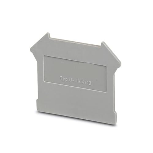 Accesorios de bloque de terminales: Placa final D-UK 4/10