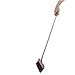 PRETYZOOM Static Push Broom with Stainless Steel Handle and Soft Horse Tail Bristles for Indoor Outdoor Floor Cleaning in Home Kitchen Garage Industrial Spaces