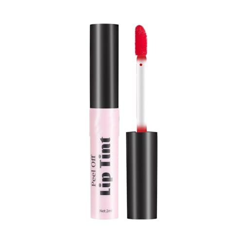 HMDABD Peel Off Lip Stain Long-lasting Lip Gloss Non Stick Cup Liquid Lipstick Lip Gloss Lip Liner Stain Peel Off (04, One Size)