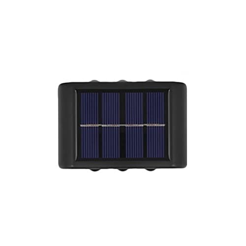 Lampe solaire extérieure 6LED pour mur de jardin et terrasse