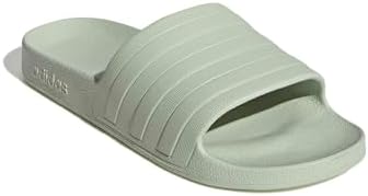 adidas Women's Adilette Aqua, LinenGreenLinenGreenLinenGreen, 8 - 3