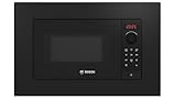 Serie 2, Microonde da incasso, Con display digitale, Illuminazione LED, Sistema automatico di pulizia, Nero