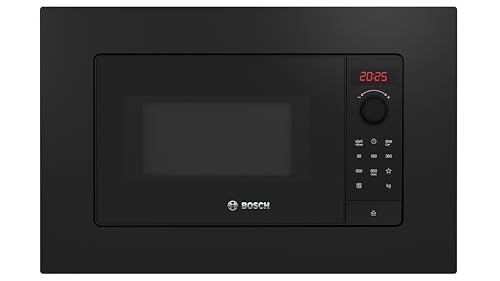 Serie 2, Microonde da incasso, Con display digitale, Illuminazione LED, Sistema automatico di pulizia, Nero