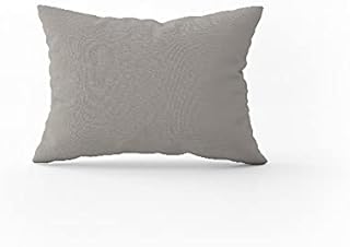 Homemania 13798 Taie Double-Ensemble 2-pour l'oreiller, Le Lit-Gris en Coton, 52 X 82cm