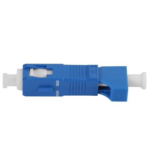 ZAWELIYO SC Macho a LC Hembra Convertidor de Adaptador óptico Híbrido de Fibra óptica Monomodo para Redes de Telecomunicaciones, Redes Ethernet, Equipos de Comunicación óptica