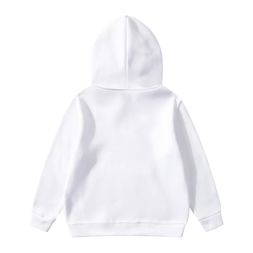 Sweat à capuche manches longues coton doux avec imprimé nœud