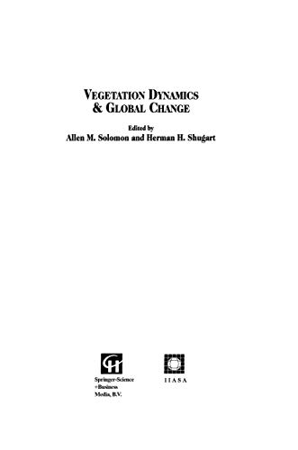 Vegetation Dynamics & Global Change view 2