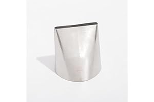 Silver Cake Icer Tips Large Crumb Coat Piping Tips for Cake Decorating