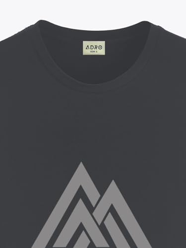 Image of ADRO Men's 100% Cotton Regular Fit T-Shirt