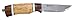 Chiara Outdoor Coltello con Fodero in Pelle Trofé - 9 cm - 168409