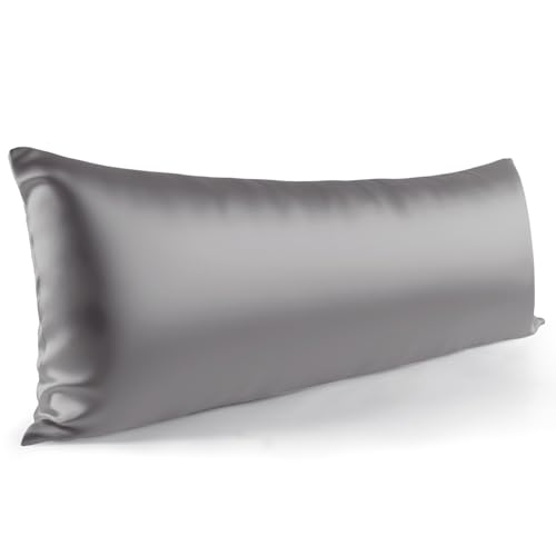 Zenssia Housse pour coussin de positionnement latéral, 40 x 145 cm, 1 pièce, en satin, aussi doux qu'une taie en soie, 40 x 145 cm, pour le soin des cheveux...