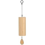 16 Zoll Bambus Wind Glockenspiele Windglocke Retro Garten im Freien Windchime mit Pendel für Terrasse Balkon Yard Dekoration